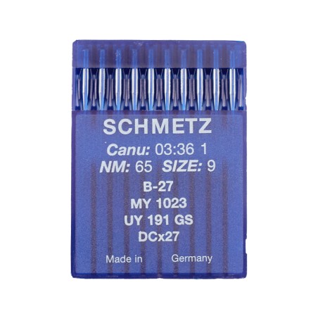Schmetz Industrial overlock machine needles B 27,81x1, DCx21 size 65/9